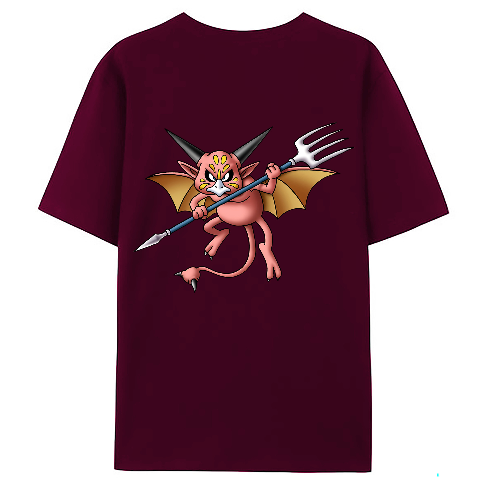 （画像用） ドラゴンクエスト Doragon Kuesuto Dragon Quest レディース半袖Tシャツ(バックプリント)